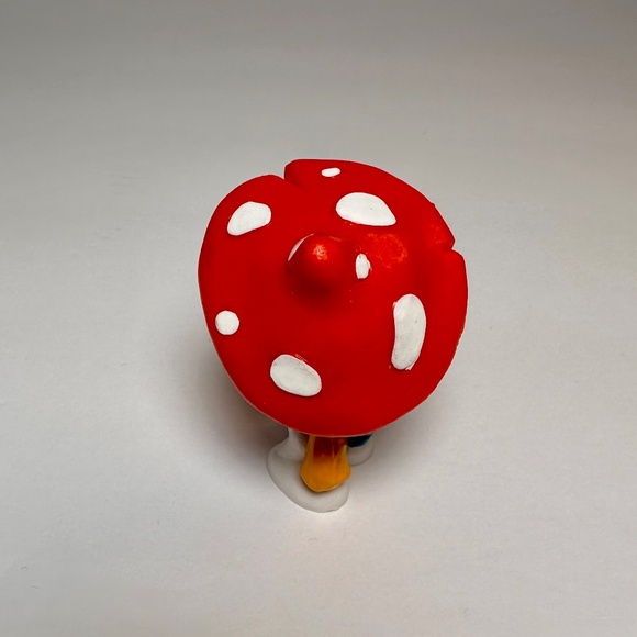 Vintage Smurf Carrying Mushroom – Bully © Peyo – W. Germany - Picture 2 of 7
